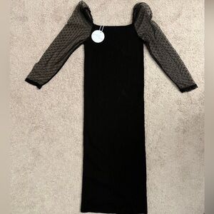 Petal and Pup Elegant Black Bodycon Dress